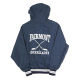 HARVARD CLOTHING Mens Navy Blue Captain Andi 96 Zip Hooded Polyester Jacket M