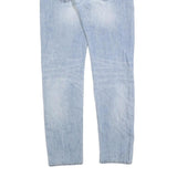 CARHARTT Mens Slim Light Blue Jeans Denim W31 L32 Button Closure Casual Wear