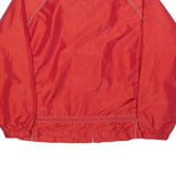 EAST WEST Womens Red Zip Nylon Jacket L Casual Lightweight Outerwear