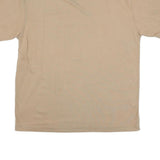 REEBOK Mens Beige XL T-Shirt Short Sleeve Crew Neck Cotton Blend Casual Wear