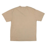 REEBOK Mens Beige XL T-Shirt Short Sleeve Crew Neck Cotton Blend Casual Wear