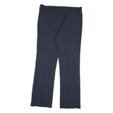 LEVI'S Mens Polyester Blend Navy Blue Regular Straight Trousers W36 L33 Classic
