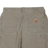 CARHARTT Mens Shorts Beige Casual Cotton Blend M W34 Durable Workwear
