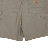 CARHARTT Mens Shorts Beige Casual Cotton Blend M W34 Durable Workwear