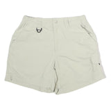 COLUMBIA Womens Shorts Cream Casual Plain S W28 Outdoor Lightweight Style