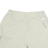 COLUMBIA Womens Shorts Cream Casual Plain S W28 Outdoor Lightweight Style