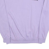 MENNACE Mens Lilac Sweatshirt S Crew Neck Cotton Blend Casual Pullover