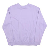 MENNACE Mens Lilac Sweatshirt S Crew Neck Cotton Blend Casual Pullover