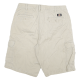 DICKIES Mens Shorts Beige Cargo XL W34 Practical Cotton Blend Workwear