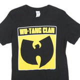 GILDAN Womens Black Wu-Tang Clan Graphic T-Shirt S Short Sleeve Crew Neck