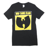 GILDAN Womens Black Wu-Tang Clan Graphic T-Shirt S Short Sleeve Crew Neck
