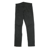 LEVI'S 508 Mens Jeans Black Regular Straight Denim Raw W29 L30 Classic Fit Zip