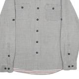 PENDLETON Mens Grey Cotton Shirt L Casual Button Pocket Lightweight