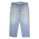 CARHARTT Mens Jeans Blue Relaxed Straight Denim Light W42 L30 Workwear Casual