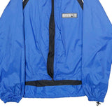 RIFF RAFF Mens Blue & Black Nylon Zip Jacket M Casual Lightweight Sportswear