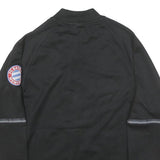 ADIDAS Mens Black GPS Crest Zip Bomber Jacket M Polyester Blend Sportswear