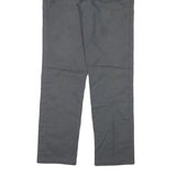 DICKIES Womens Cotton Blend Grey Regular Straight Trousers W26 L29 Workwear