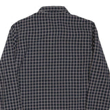 LEE Mens Blue Check Shirt M Cotton Blend Slim Fit Casual Button-Down