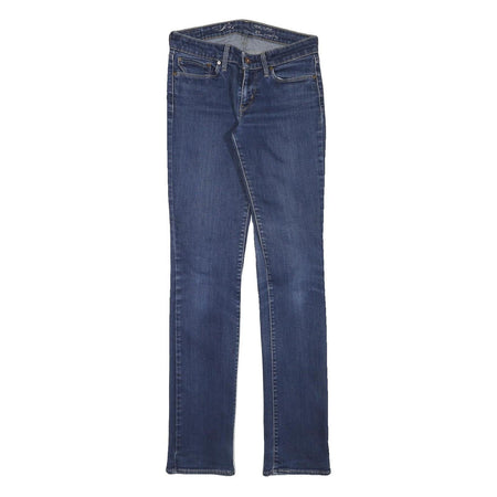 LEVI'S Womens Jeans Blue Slim Skinny Denim Medium W27 L32 Stretch Cotton Blend