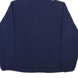 THE NORTH FACE Womens Navy Blue Hoodie Jacket L Polyester Hooded Zip