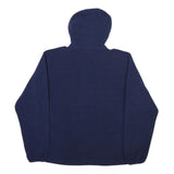 THE NORTH FACE Womens Navy Blue Hoodie Jacket L Polyester Hooded Zip