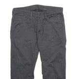 LEVI'S Mens Cotton Blend Grey Regular Fit Straight Leg Trousers W34 L24