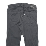 LEVI'S Mens Cotton Blend Grey Regular Fit Straight Leg Trousers W34 L24
