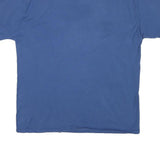 CHAMPION Mens Blue Graphic T-Shirt L Short Sleeve Crew Neck Cotton Blend Casual