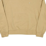 CHAMPION Womens Beige Crew Neck M Classic Logo Cotton Blend Pullover Sweatshirt