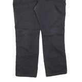 DICKIES Mens Cotton Blend Black Regular Straight Trousers W40 L32 Workwear