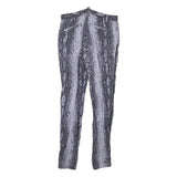 PAUL SMITH Womens Polyester Blend Grey Slim Skinny Trousers W26 L27 Stylish
