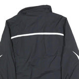 NIKE Womens Black Polyester Blend Zip Jacket M Sportswear Lightweight Warm