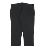 GAP Womens Cotton Blend Black Slim Leg Trousers W28 L32 Zip Closure