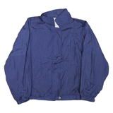 BLAIR Mens Blue XL Polyester Blend Jacket Plain Zip Casual Lightweight