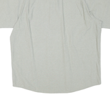 WRANGLER Mens Grey Cotton Blend Shirt L Casual Button Pocket Short Sleeve