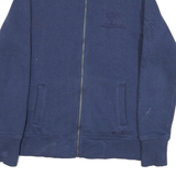 CARHARTT Mens Blue Zip Jacket M Cotton Blend Plain Casual Workwear