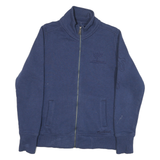 CARHARTT Mens Blue Zip Jacket M Cotton Blend Plain Casual Workwear