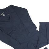 DAKOTA Mens Navy Blue Dungarees Regular Fit Polyester Blend L W36 L25 Workwear