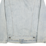 LEVI'S Mens Blue Denim Cotton Button Jacket XL Casual Classic Fit Front Pockets