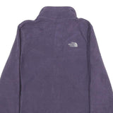 THE NORTH FACE Womens Purple Jacket M Polyester Fleece Zip Outdoor Casual Warm