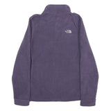 THE NORTH FACE Womens Purple Jacket M Polyester Fleece Zip Outdoor Casual Warm