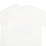 POETIC JUSTICE Mens White L Graphic T-Shirt Short Sleeve Crew Neck Cotton Blend