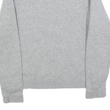 UNDER ARMOUR Womens Grey Sweatshirt Crew Neck S Pink Logo Casual Pullover