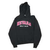 CHAMPION Mens Black Nevada Wolf Pack Hoodie L Cotton Blend Pullover Sweatshirt