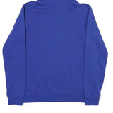NIKE Mens Blue Hoodie XL Cotton Blend Pullover Swoosh Logo Casual Wear