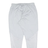 NIKE Mens Joggers White Reflective Pattern M W30 L28 Athletic Slim Fit Zip