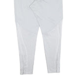 NIKE Mens Joggers White Reflective Pattern M W30 L28 Athletic Slim Fit Zip