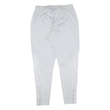 NIKE Mens Joggers White Reflective Pattern M W30 L28 Athletic Slim Fit Zip