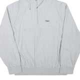 FILA Mens White Hooded Jacket 2XL Polyester Blend Zip Casual Sportswear