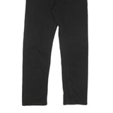 CALVIN KLEIN Mens Regular Black Jeans Denim W34 L30 Classic Cotton Blend Zip